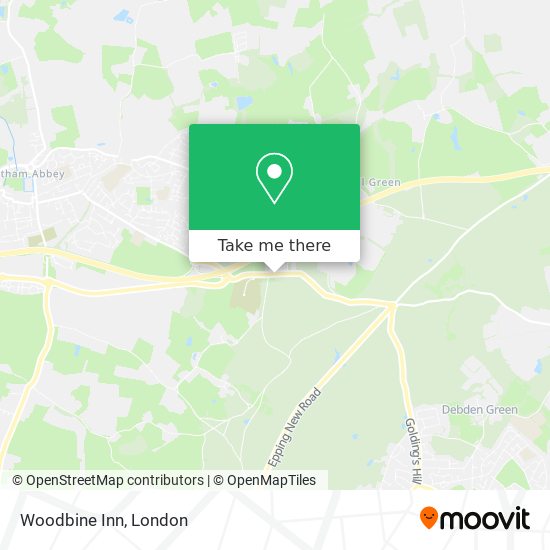 Woodbine Inn map