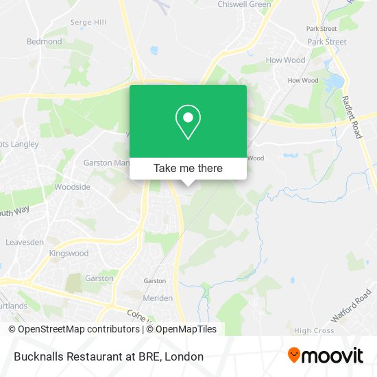 Bucknalls Restaurant at BRE map