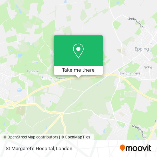 St Margaret's Hospital map