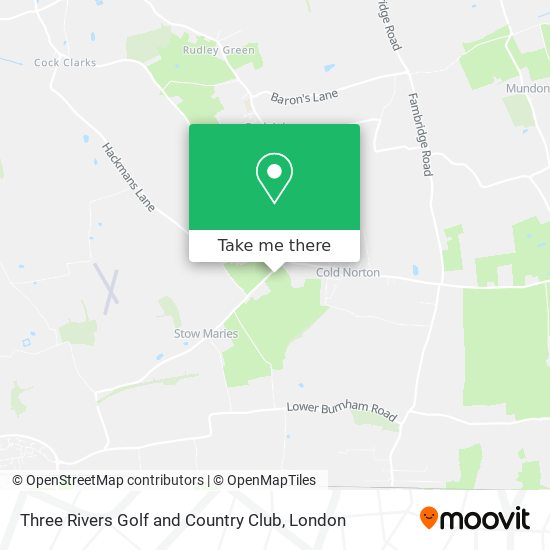 Three Rivers Golf and Country Club map