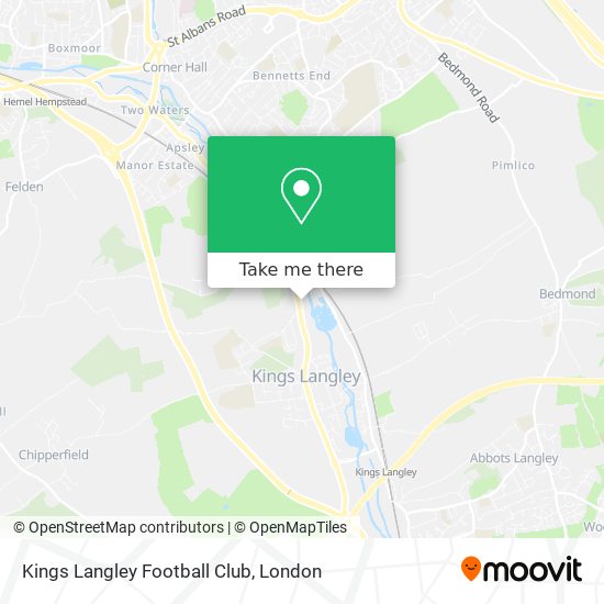 Kings Langley Football Club map