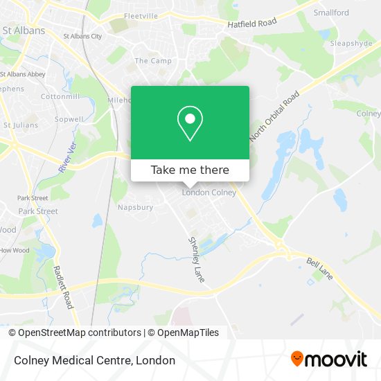 Colney Medical Centre map