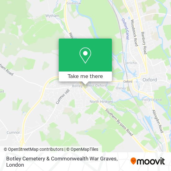 Botley Cemetery & Commonwealth War Graves map