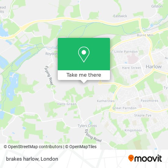 brakes harlow map