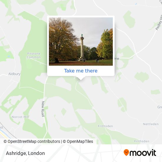 Ashridge map