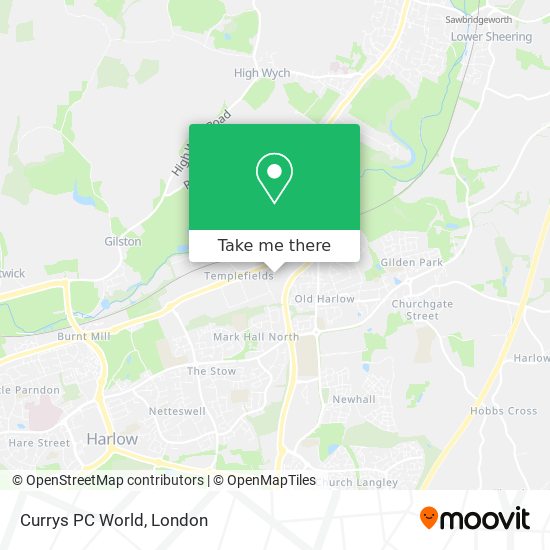 Currys PC World map