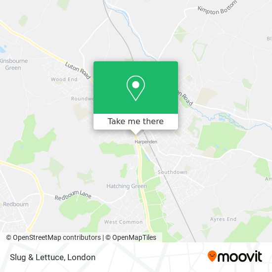 Slug & Lettuce map