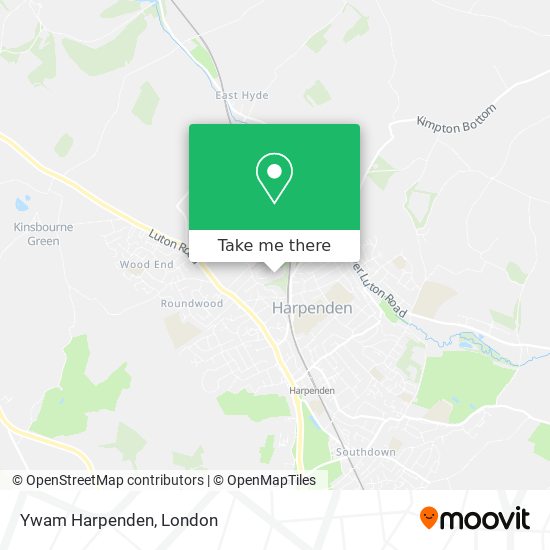 Ywam Harpenden map