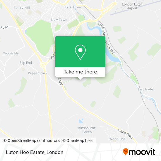Luton Hoo Estate map