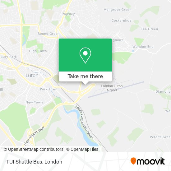 TUI Shuttle Bus map
