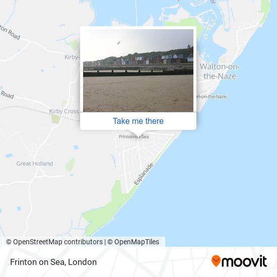 Frinton on Sea map