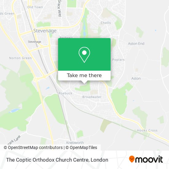 The Coptic Orthodox Church Centre map