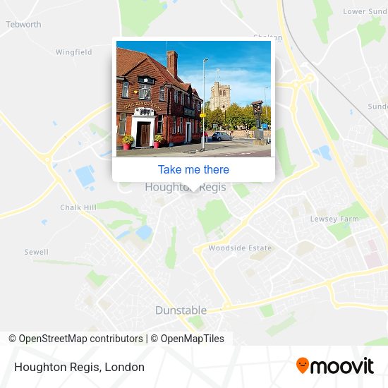Houghton Regis map
