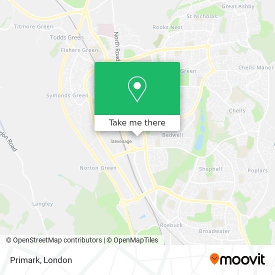 Primark map