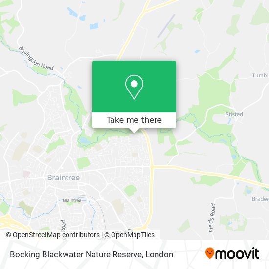 Bocking Blackwater Nature Reserve map