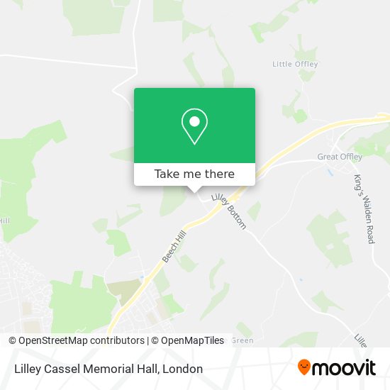 Lilley Cassel Memorial Hall map