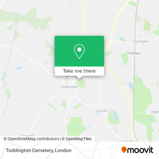 Toddington Cemetery map