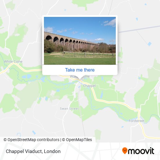 Chappel Viaduct map