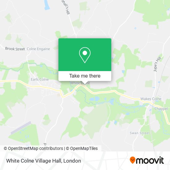 White Colne Village Hall map