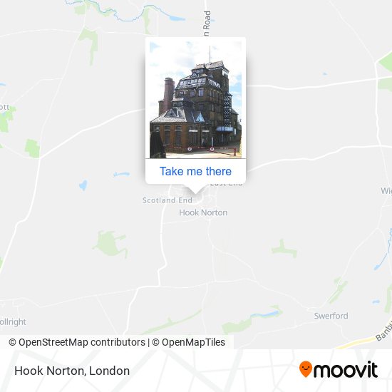Hook Norton map