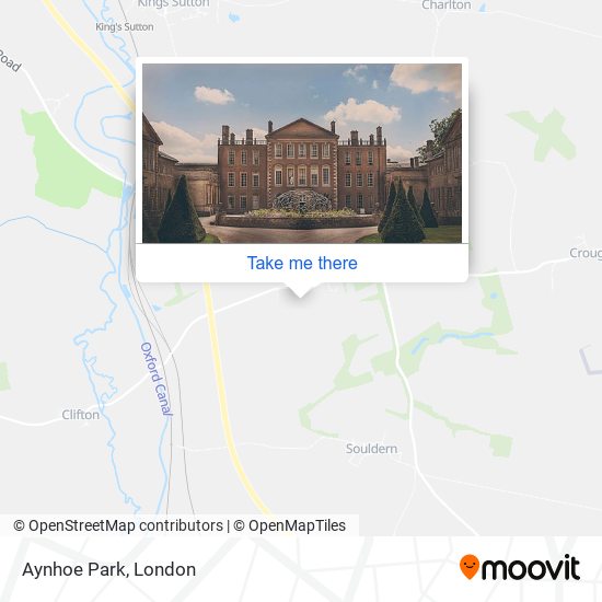 Aynhoe Park map