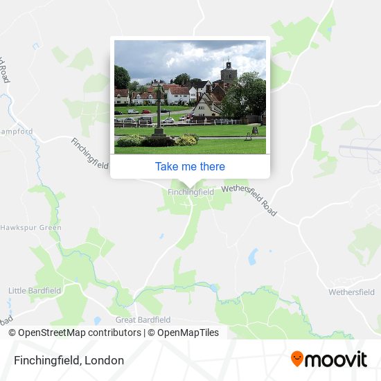 Finchingfield map
