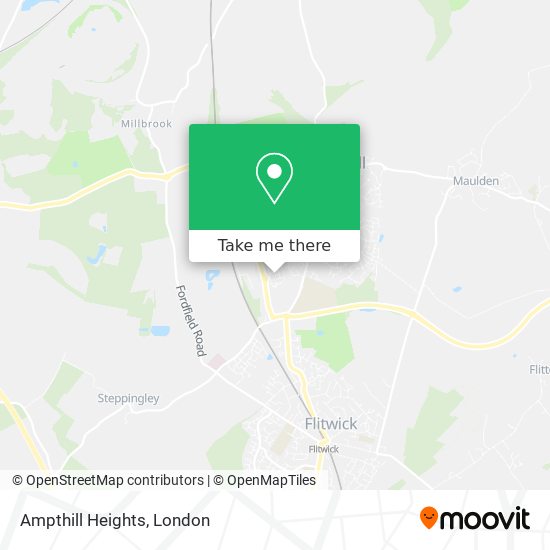 Ampthill Heights map