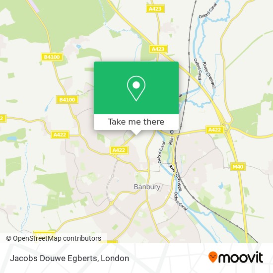 Jacobs Douwe Egberts map