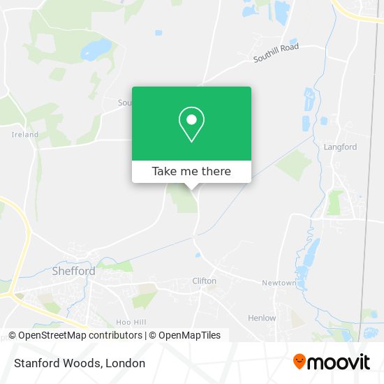 Stanford Woods map