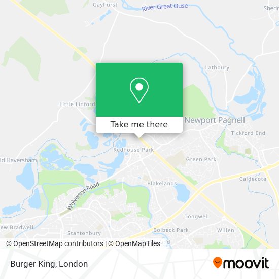 Burger King map