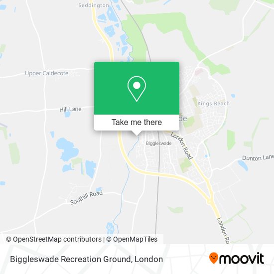 Biggleswade Recreation Ground map