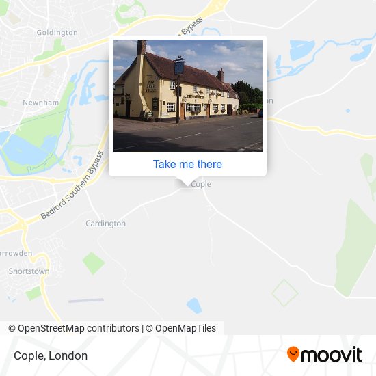 Cople map