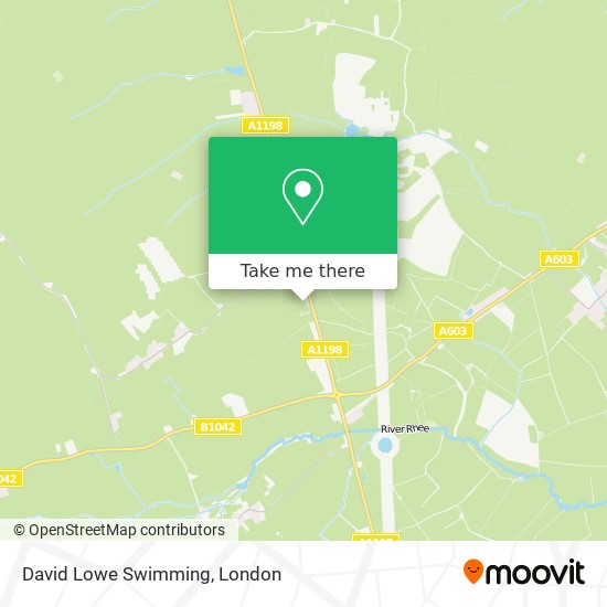 David Lowe Swimming map