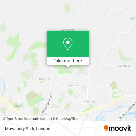 Mowsbury Park map