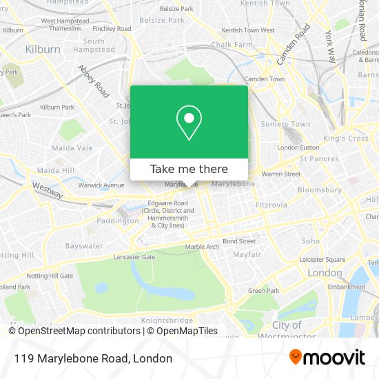 119 Marylebone Road map