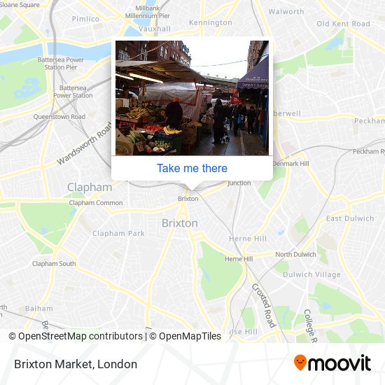 Brixton Market map