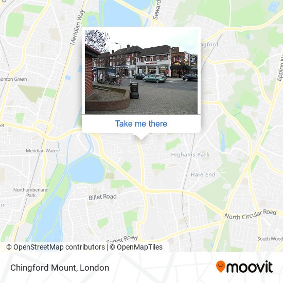 Chingford Mount map