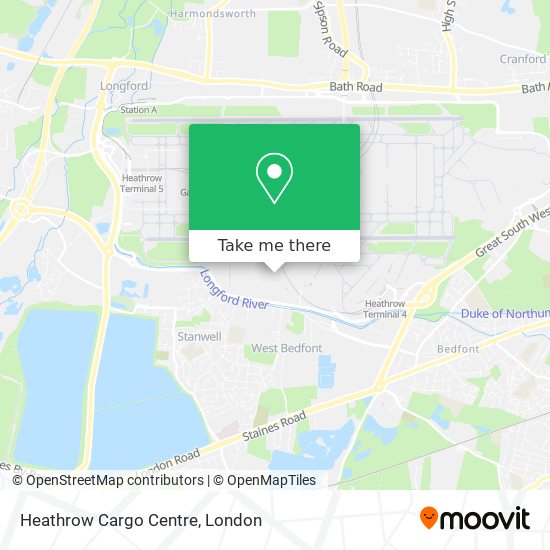 Heathrow Cargo Centre map