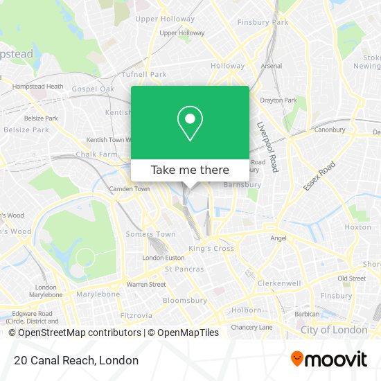 20 Canal Reach map