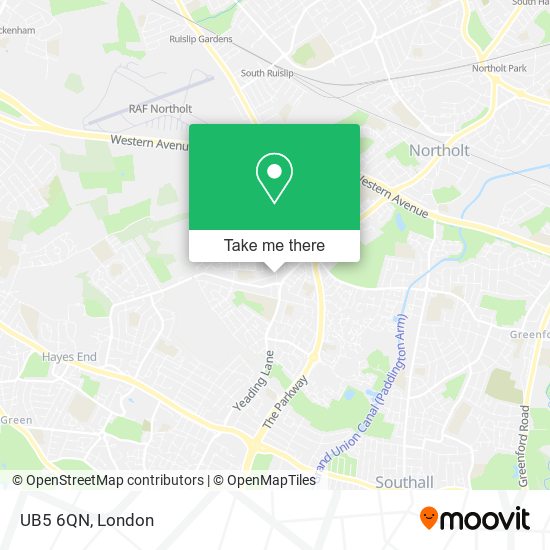 UB5 6QN map