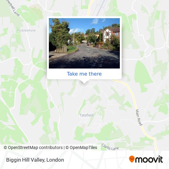 Biggin Hill Valley map