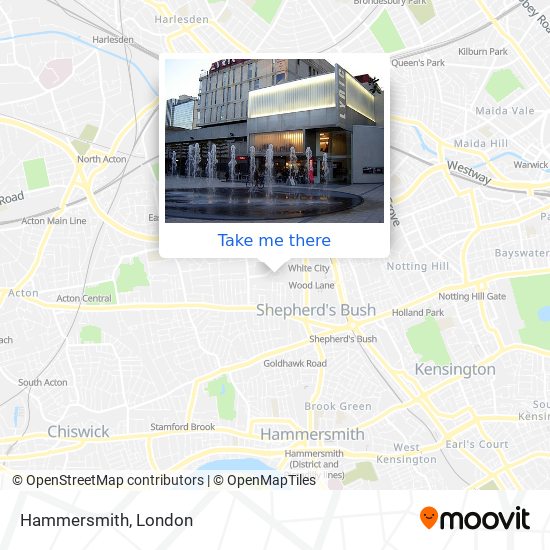Hammersmith map