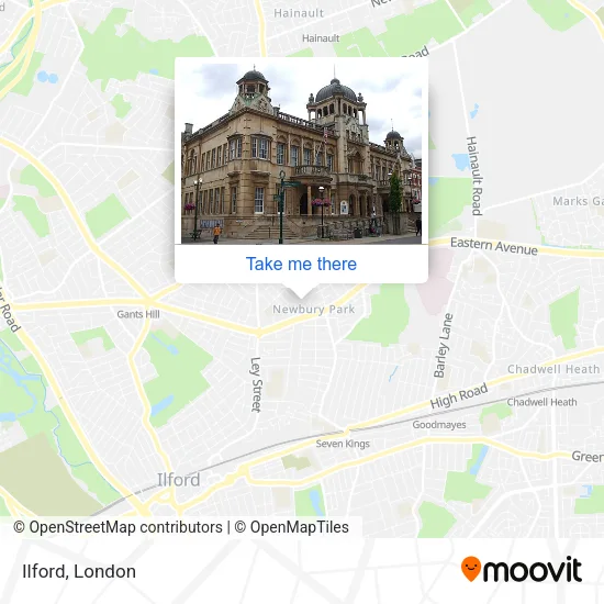 Ilford map
