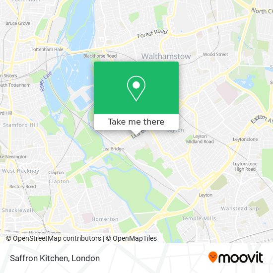 Saffron Kitchen map