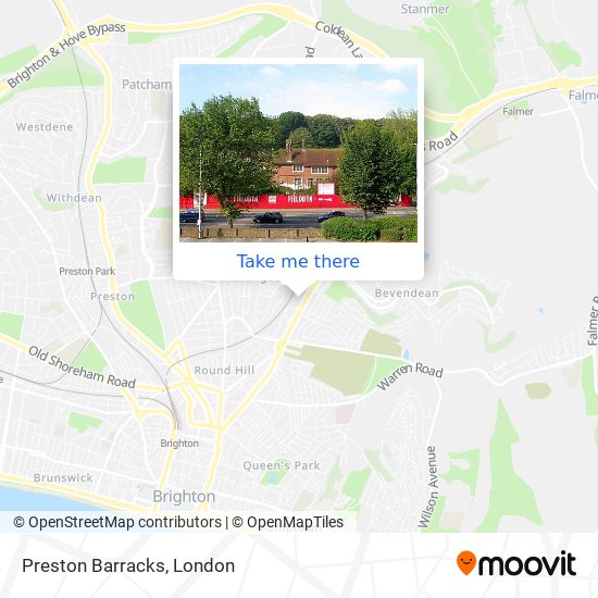 Preston Barracks map