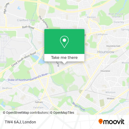 TW4 6AJ map