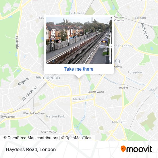 Haydons Road map