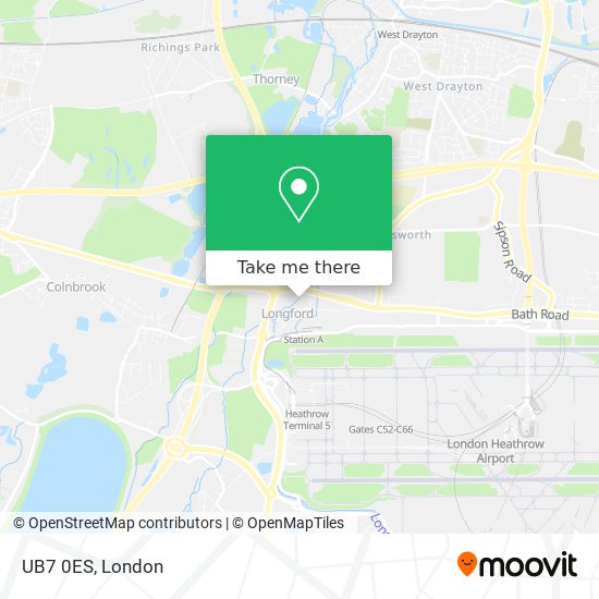 UB7 0ES map