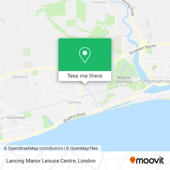 Lancing Manor Leisure Centre map