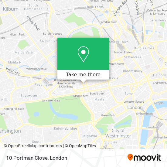 10 Portman Close map